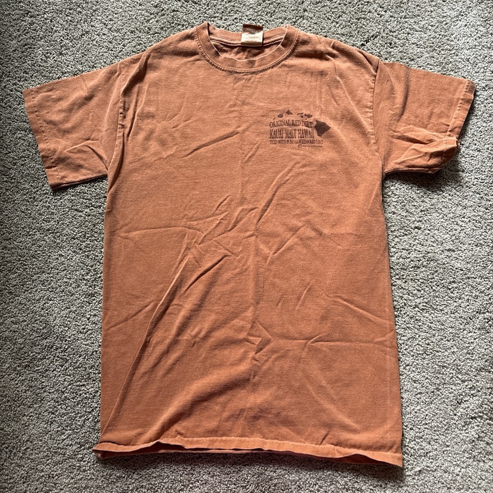 Orange vintage Original Red Dirt Hawaii tee
